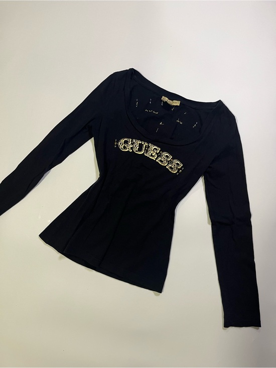 Guess Tops - y2k guess jeans graphic long sleeve